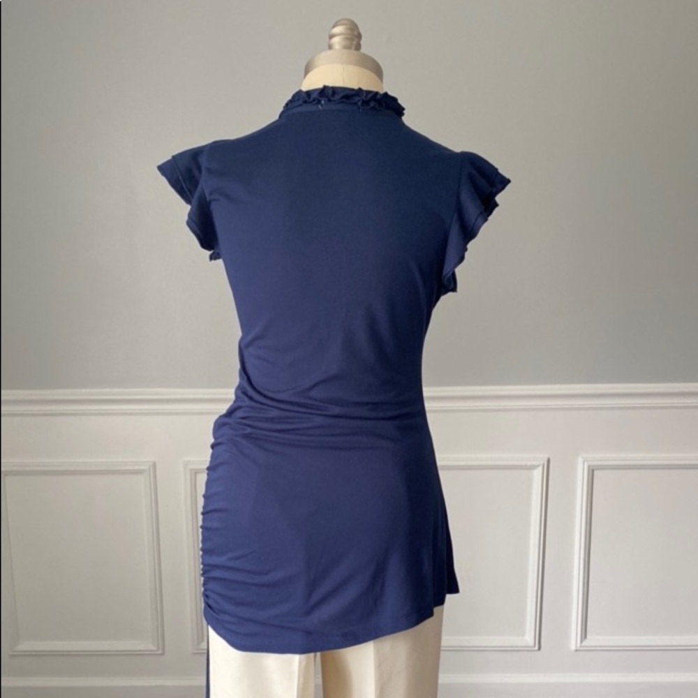 Lilly Lou Ruffle V-Neck Top - Picture 5 of 6